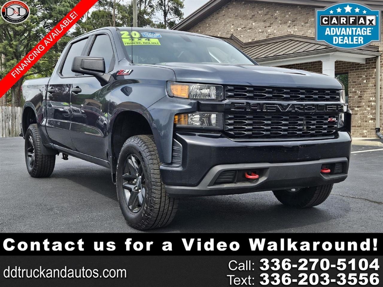 2020 Chevrolet Silverado 1500 Custom Trail Boss Crew Cab Short Box 4WD