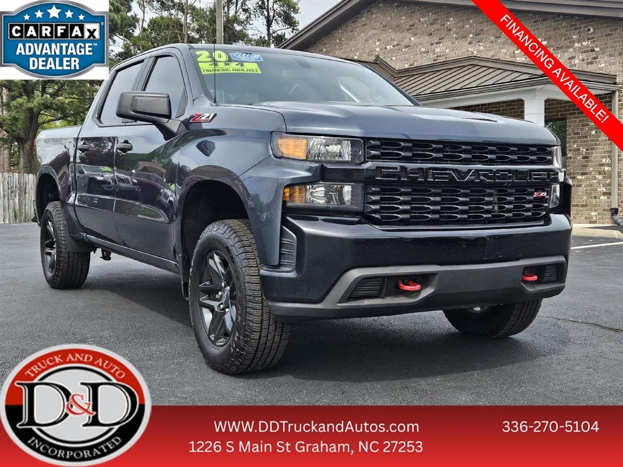 2020 Chevrolet Silverado 1500 Custom Trail Boss Crew Cab Short Box 4WD