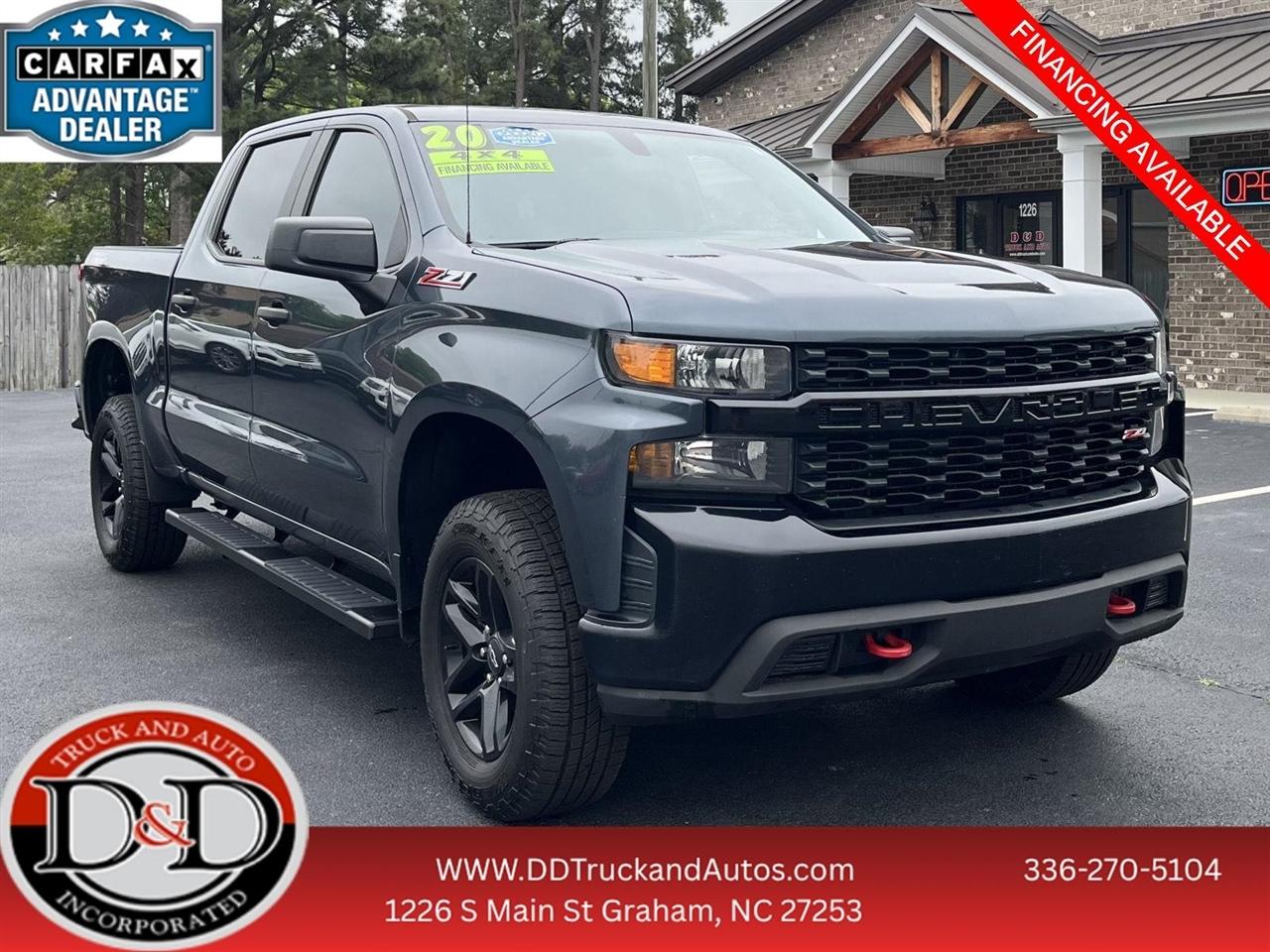 2020 Chevrolet Silverado 1500 Custom Trail Boss Crew Cab Short Box 4WD