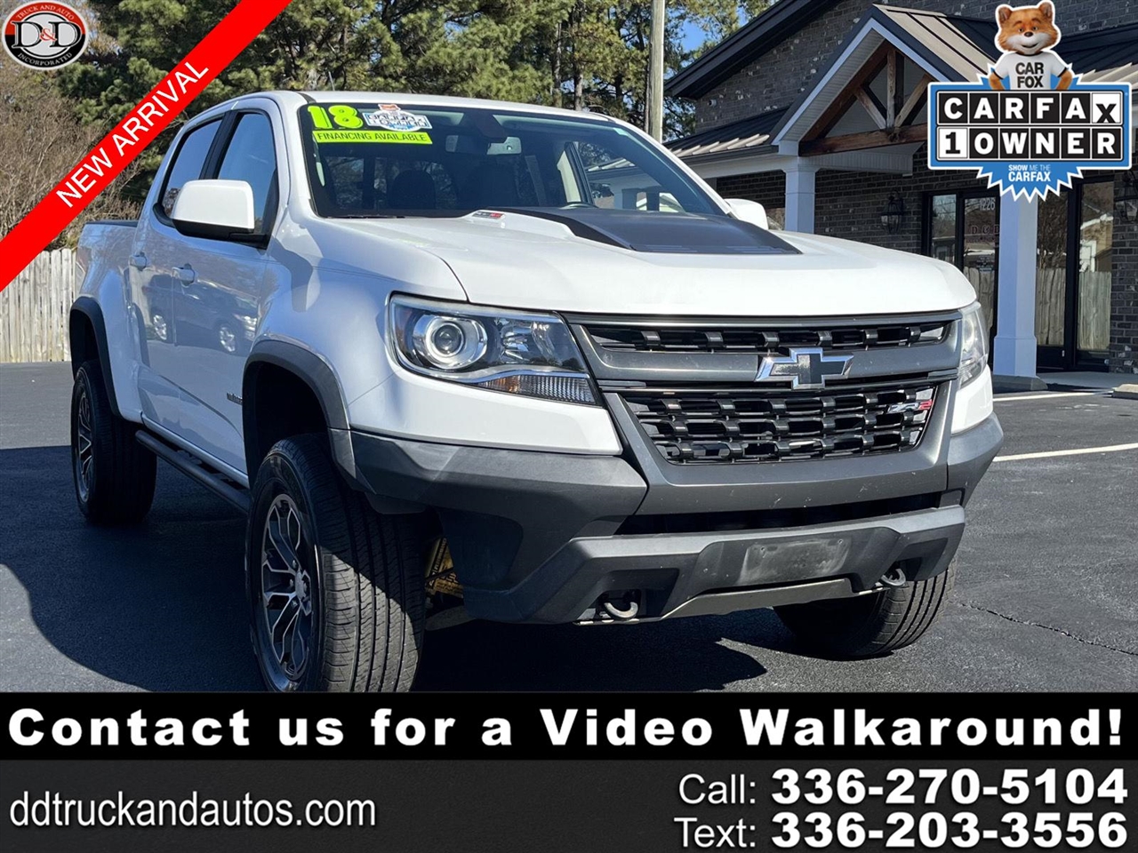 2018 Chevrolet Colorado ZR2 Crew Cab 4WD Short Box
