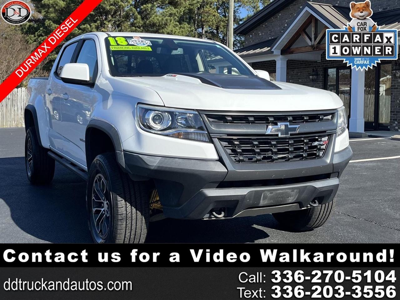 2018 Chevrolet Colorado ZR2 Crew Cab 4WD Short Box