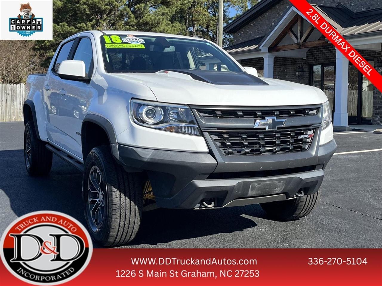 2018 Chevrolet Colorado ZR2 Crew Cab 4WD Short Box