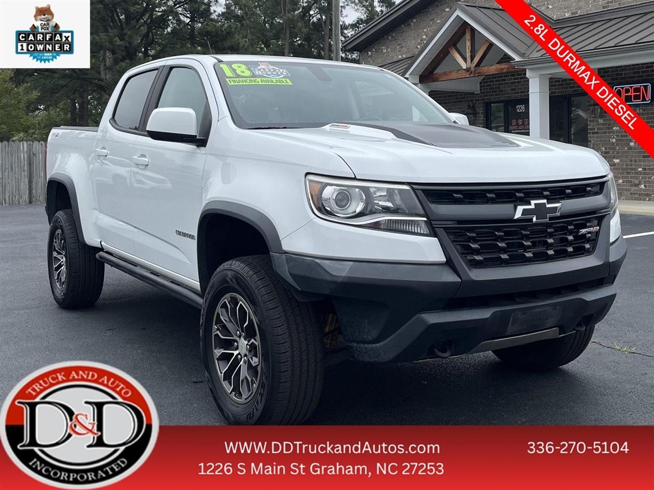 2018 Chevrolet Colorado ZR2 Crew Cab 4WD Short Box