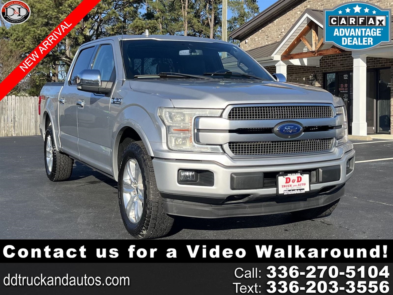 2019 Ford F-150 Platinum SuperCrew 5.5-ft. Bed 4WD