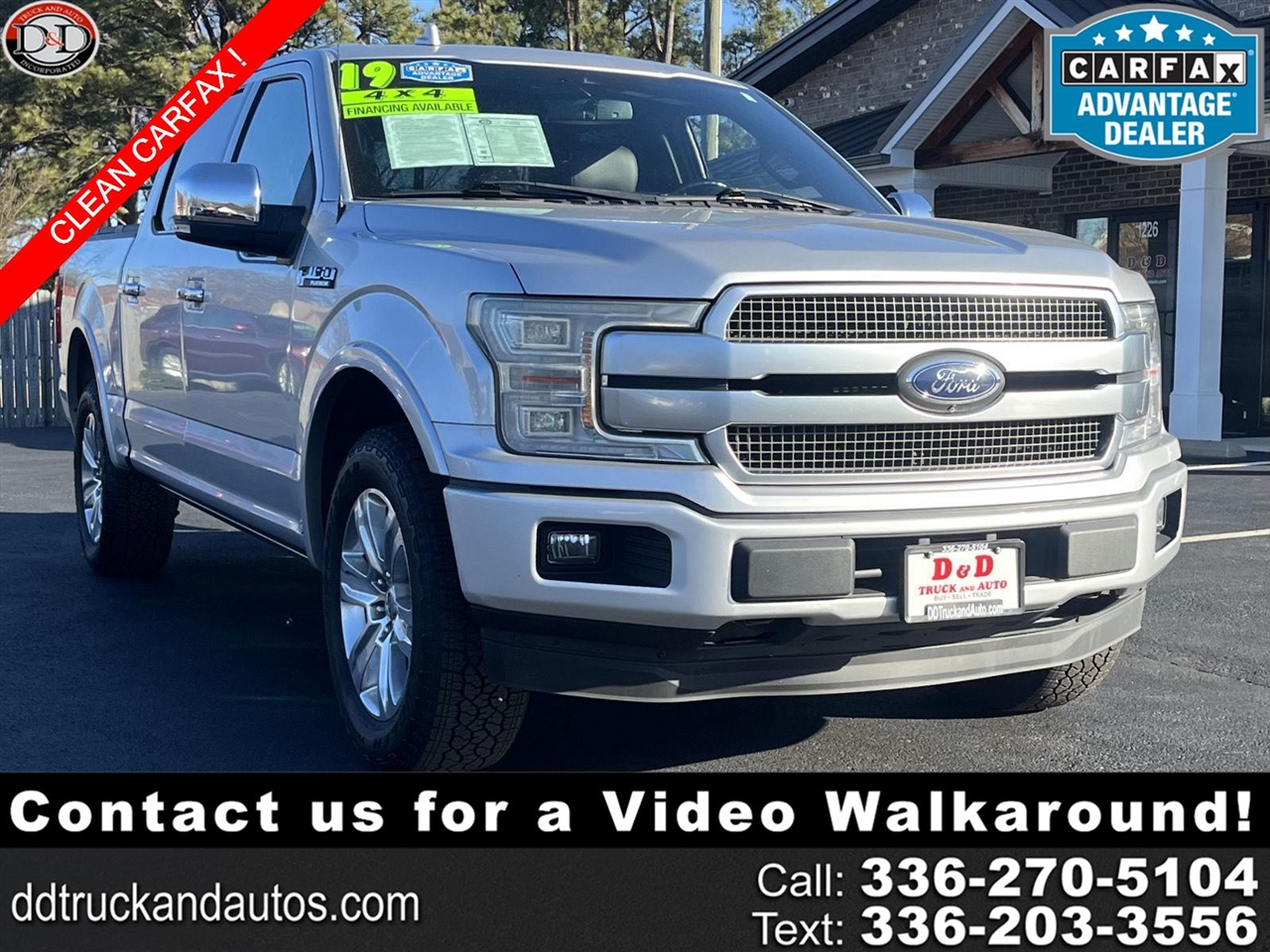 2019 Ford F-150 Platinum SuperCrew 4WD
