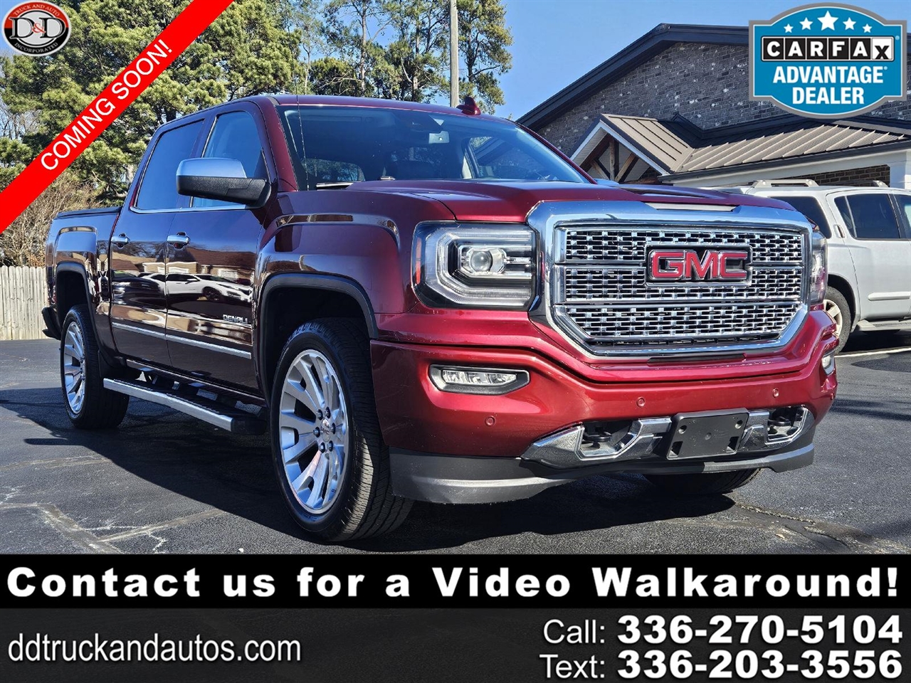GMC Sierra 1500 Denali Crew Cab Long Box 4WD 2017