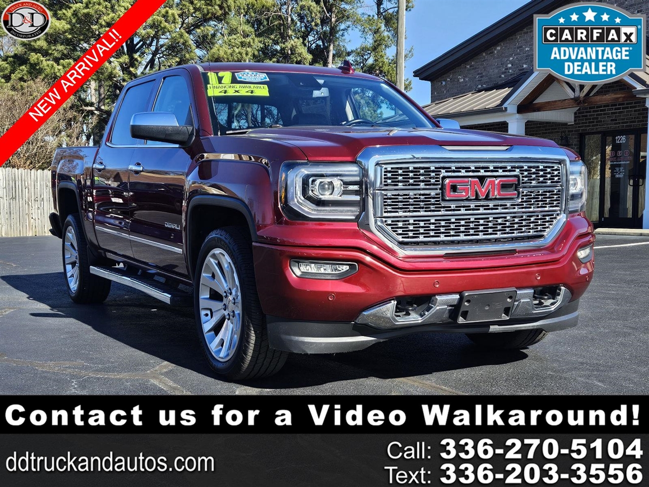 2017 GMC Sierra 1500 Denali Crew Cab 4WD