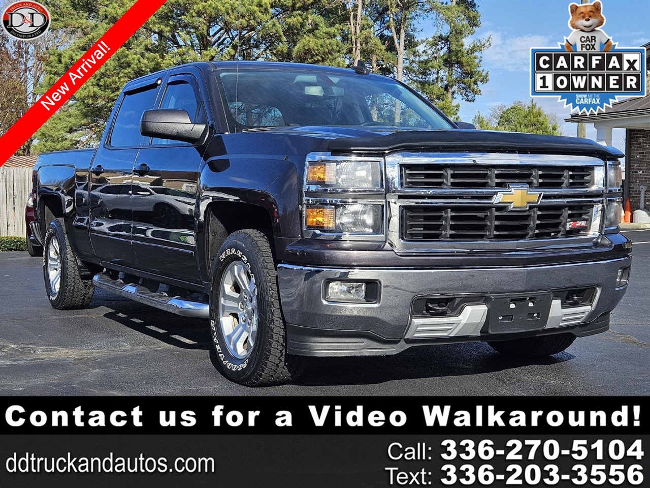 2015 Chevrolet Silverado 1500 LT Z71 Crew Cab 4WD