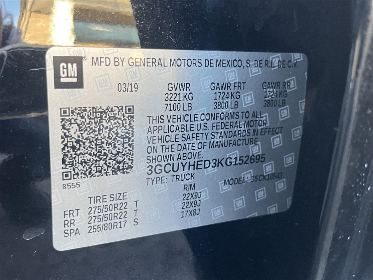 Chevrolet Silverado 1500 High Country Crew Cab 4WD 2019