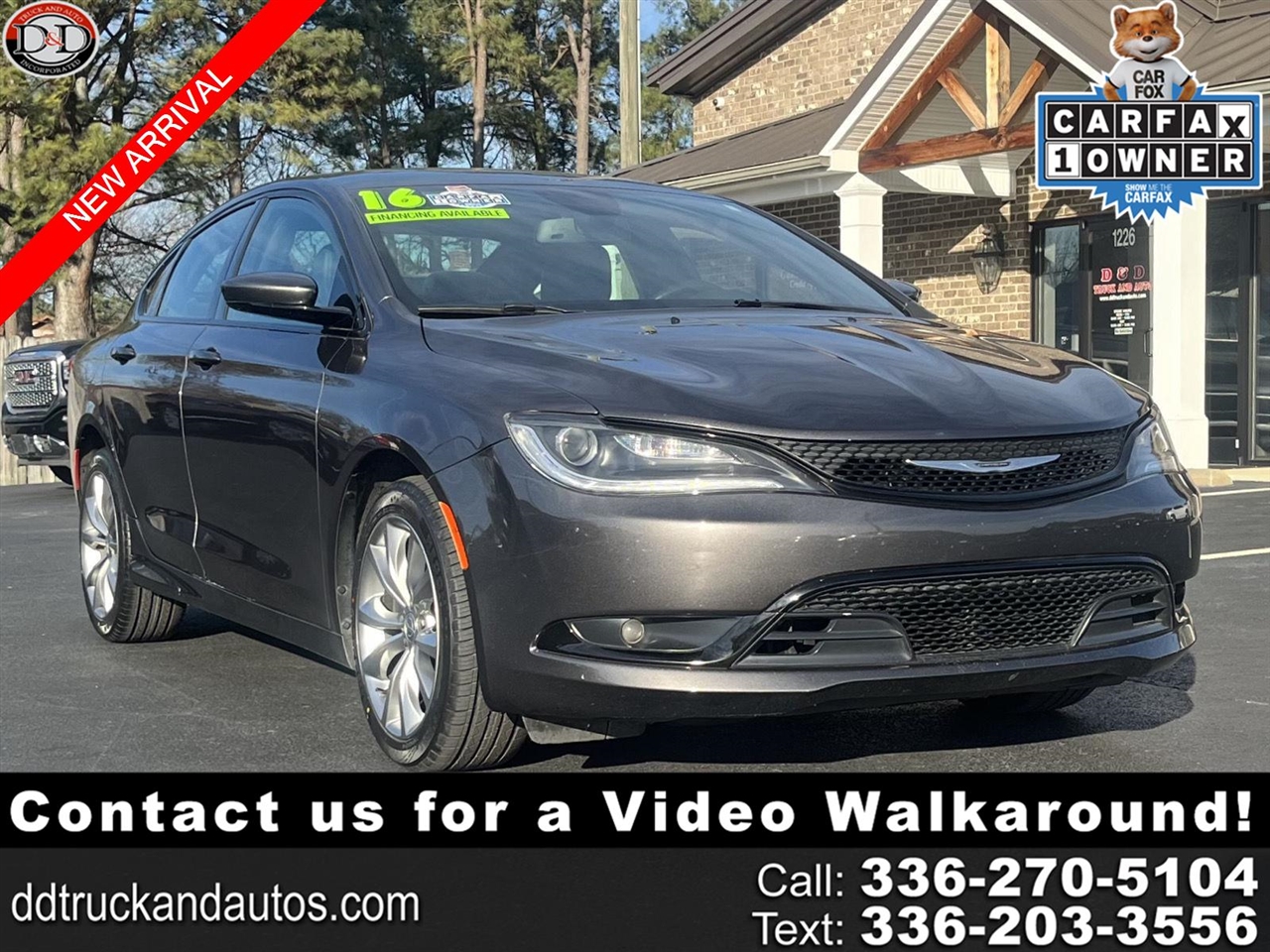 2016 Chrysler 200 S