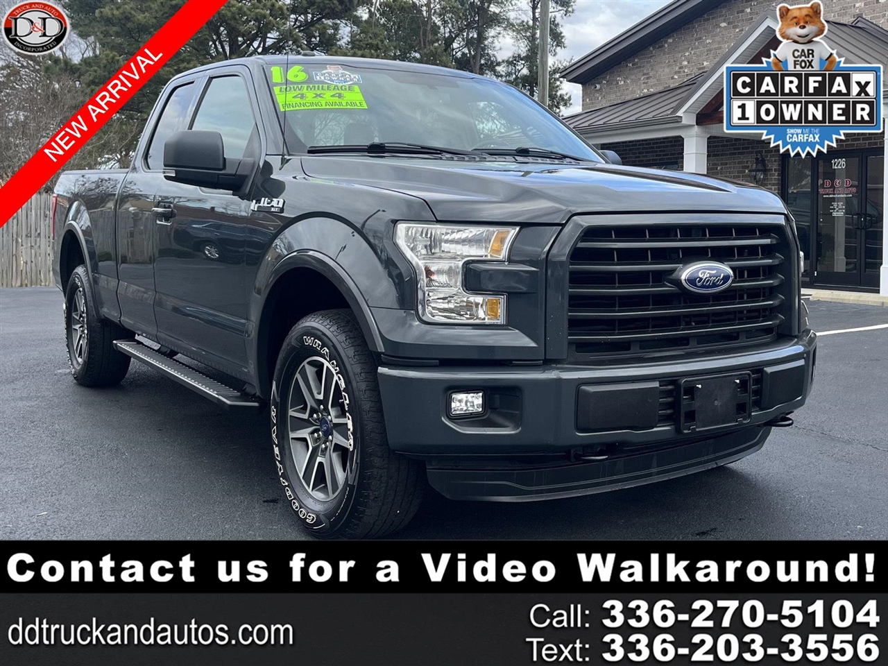 2016 Ford F-150 XLT SuperCab 4WD