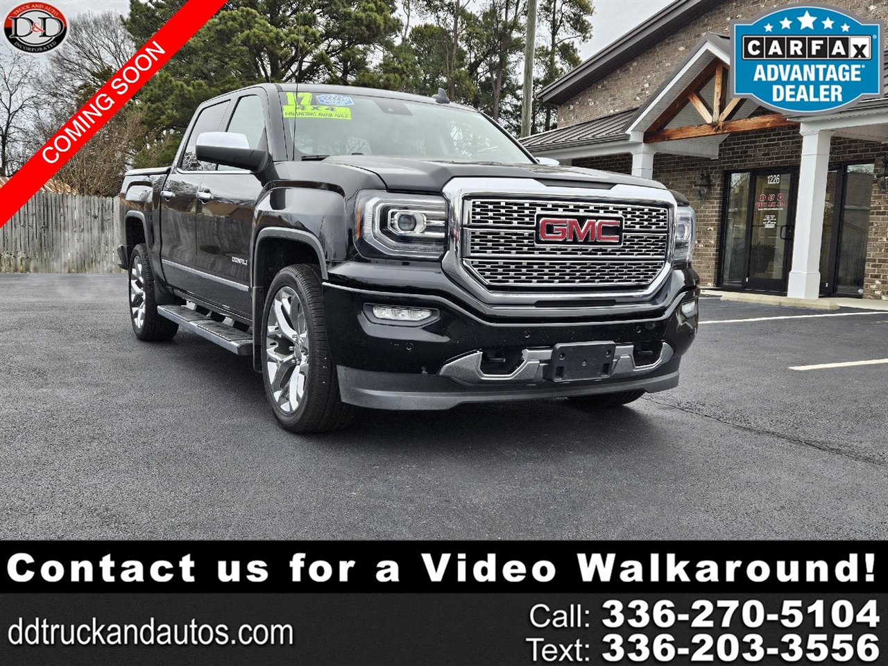 GMC Sierra 1500 Denali Crew Cab Long Box 4WD 2017