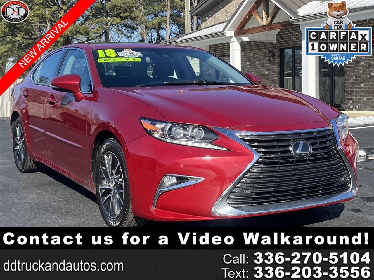 Lexus ES 350 Sedan 2018