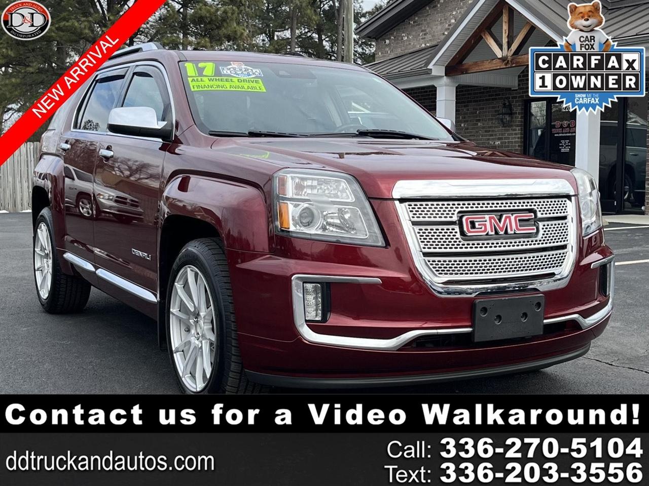 2017 GMC Terrain Denali AWD