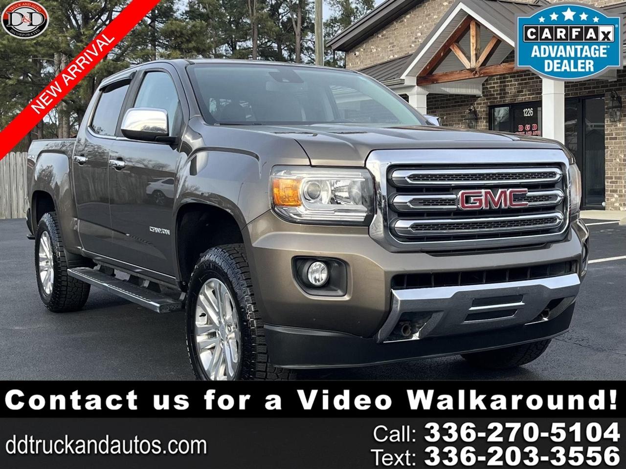 2017 GMC Canyon SLT Crew Cab 4WD Short Box