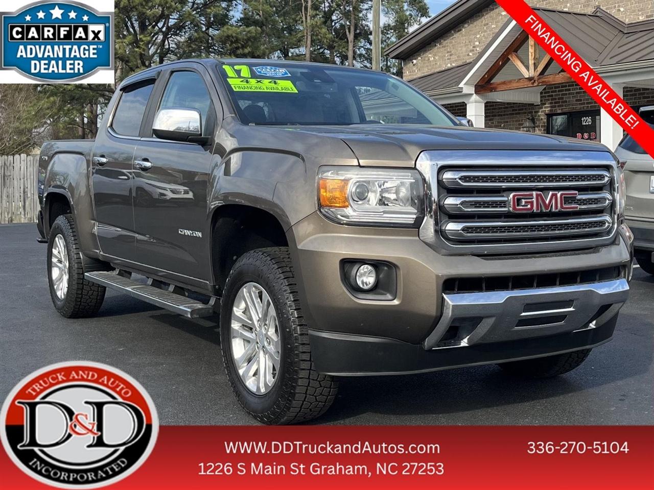 2017 GMC Canyon SLT Crew Cab 4WD Short Box