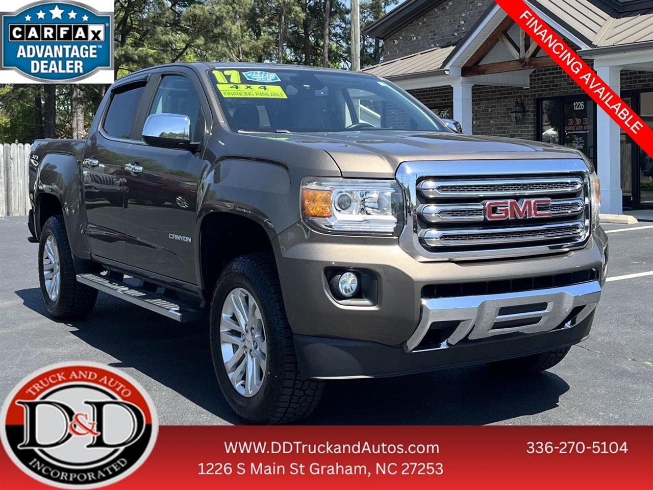 2017 GMC Canyon SLT Crew Cab 4WD Short Box