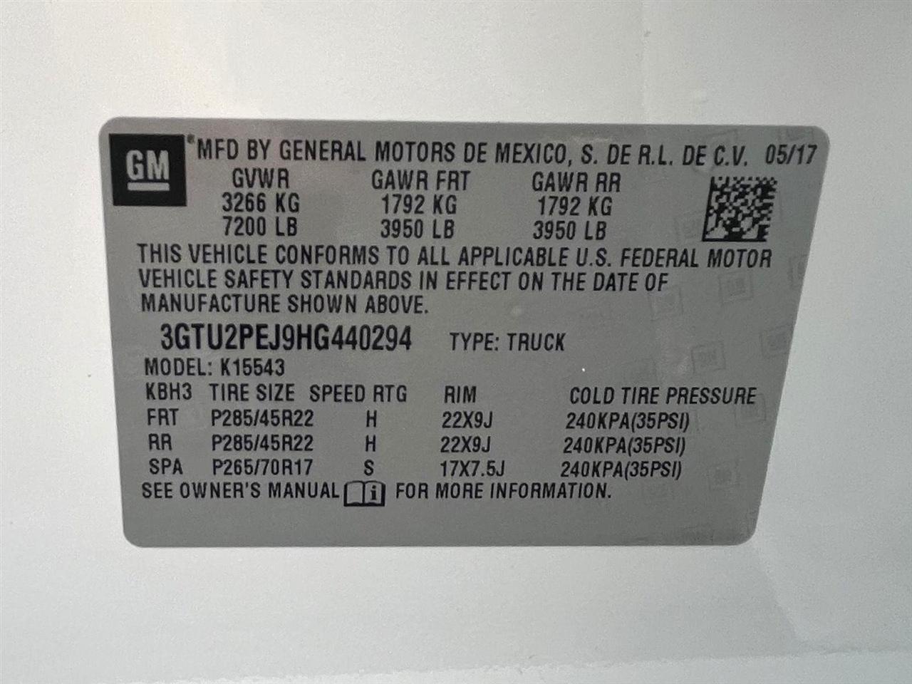 GMC Sierra 1500 Denali Crew Cab Long Box 4WD 2017