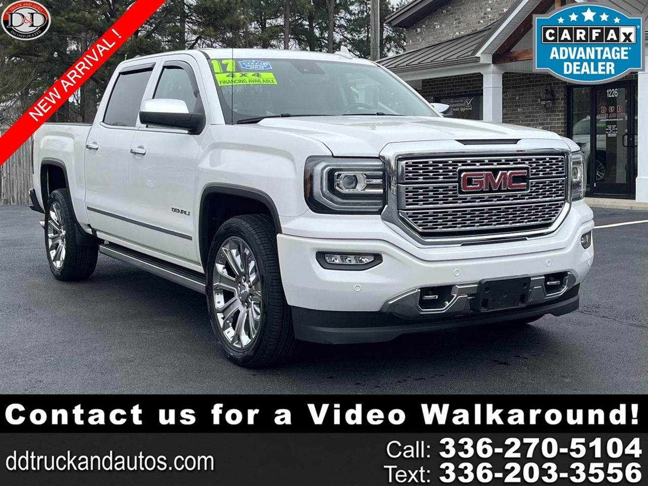 2017 GMC Sierra 1500 Denali Crew Cab Long Box 4WD