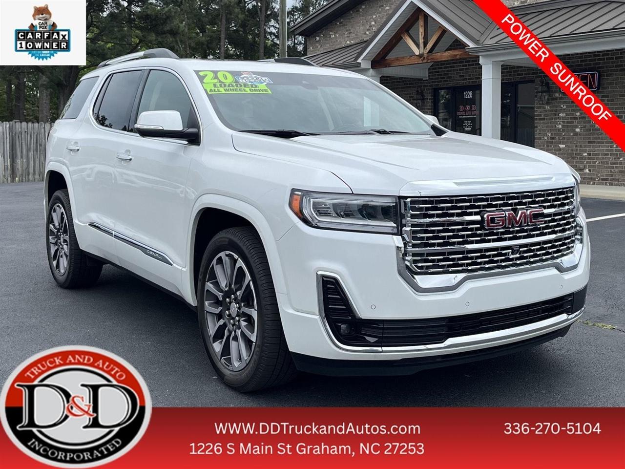 2020 GMC Acadia Denali AWD