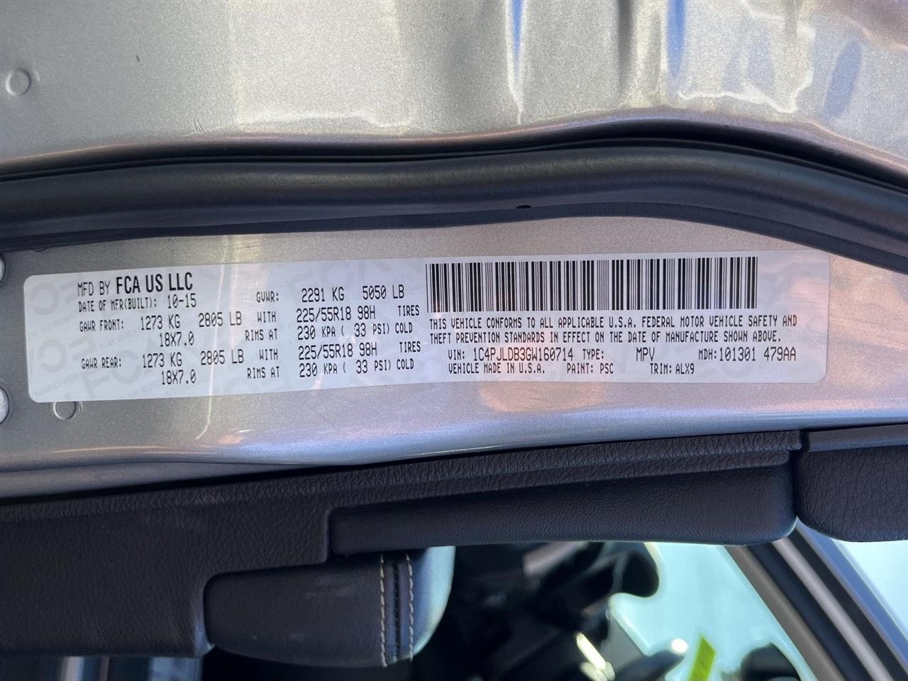 Jeep Cherokee Limited FWD 2016