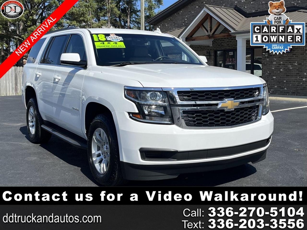 2018 Chevrolet Tahoe LT 4WD