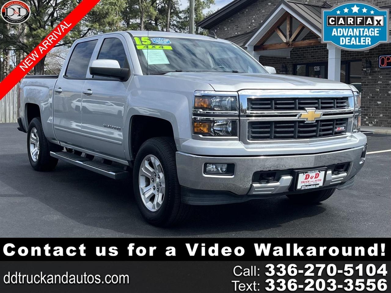 2015 Chevrolet Silverado 1500 LT Z71 Crew Cab 4WD