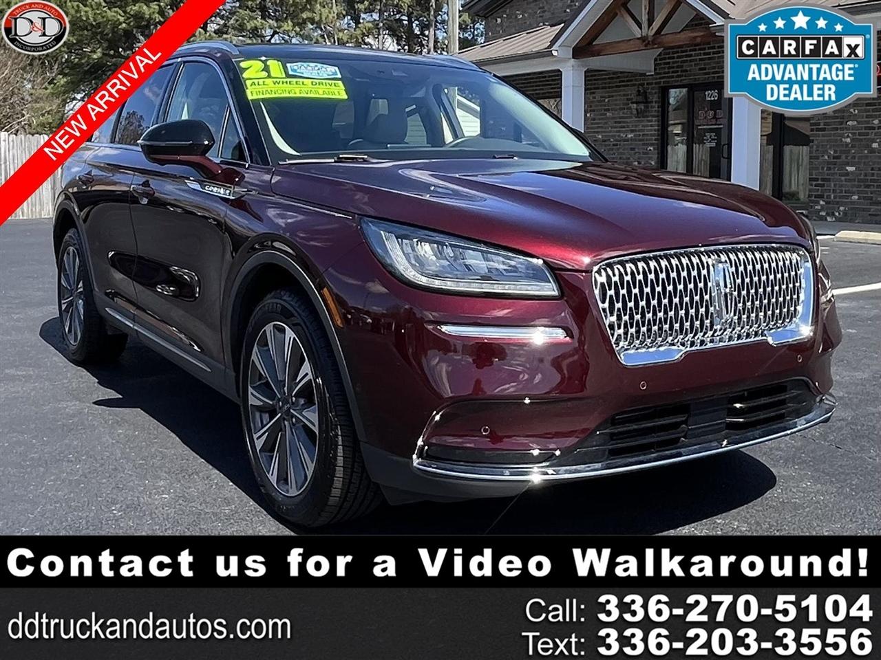 2021 Lincoln Corsair Reserve AWD