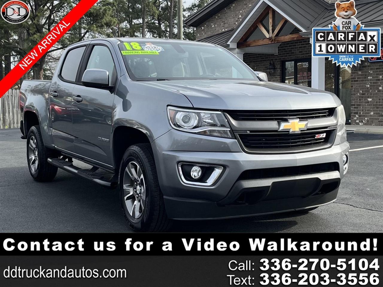 2018 Chevrolet Colorado Z71 Crew Cab 2WD Short Box