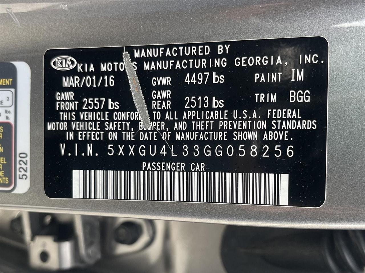 Kia Optima EX 2016