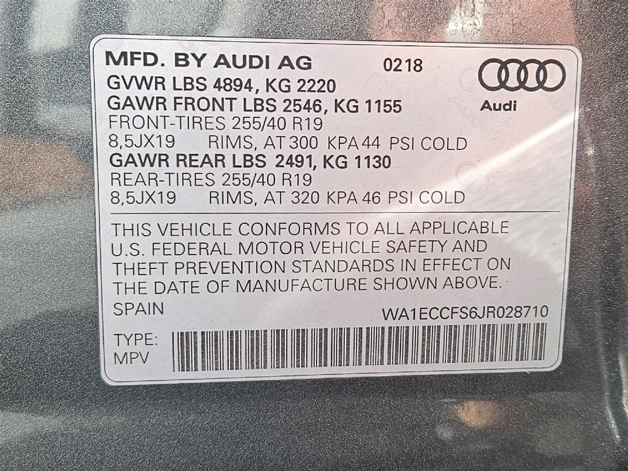 Audi Q3 Premium quattro 2018