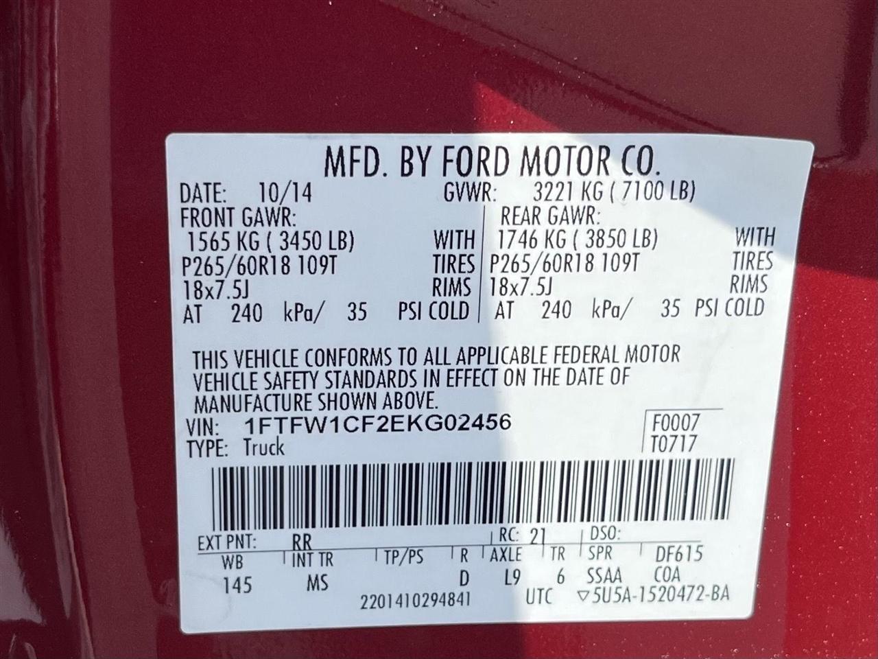 Ford F-150 XLT SuperCrew 5.5-ft. Bed 2WD 2014