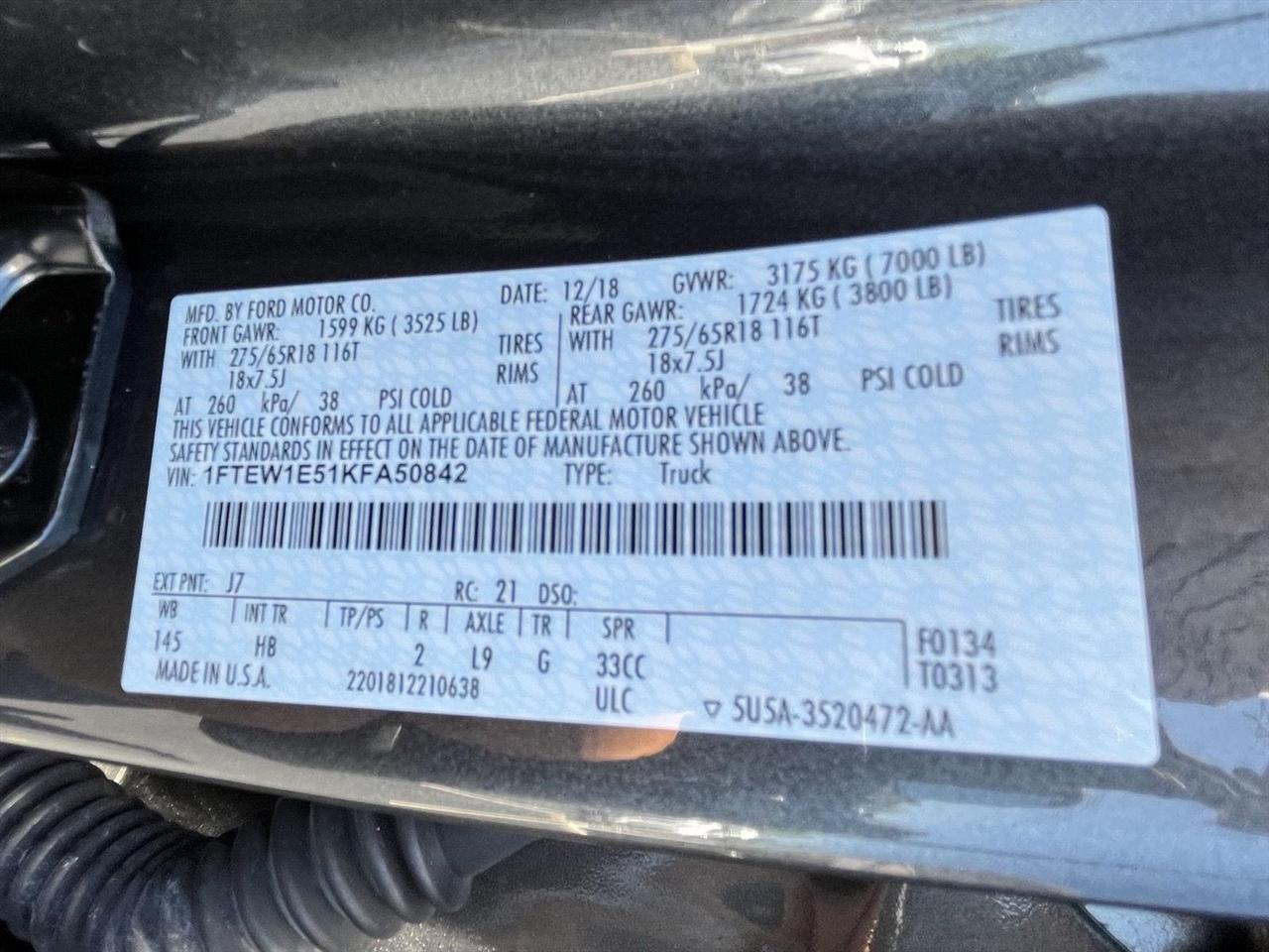 Ford F-150 Lariat 4WD SuperCrew 5.5' Box 2019
