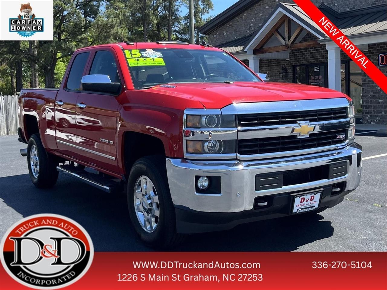 2015 Chevrolet Silverado 2500HD LTZ Double Cab 4WD