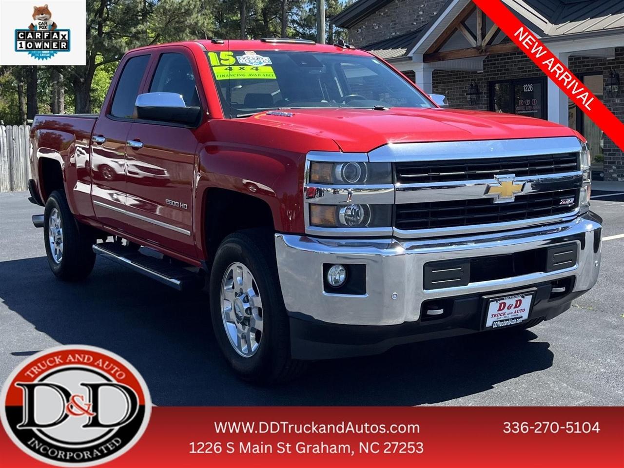 2015 Chevrolet Silverado 2500HD LTZ Double Cab 4WD
