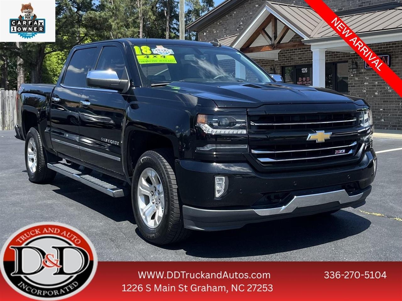 2018 Chevrolet Silverado 1500 LTZ Crew Cab 4WD