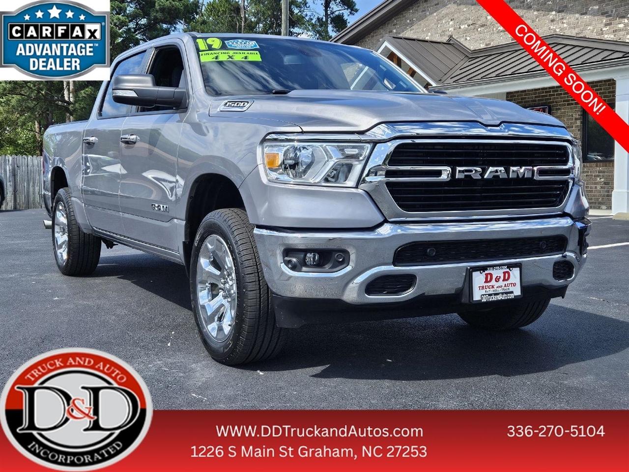RAM 1500 Big Horn Crew Cab SWB 4WD 2019