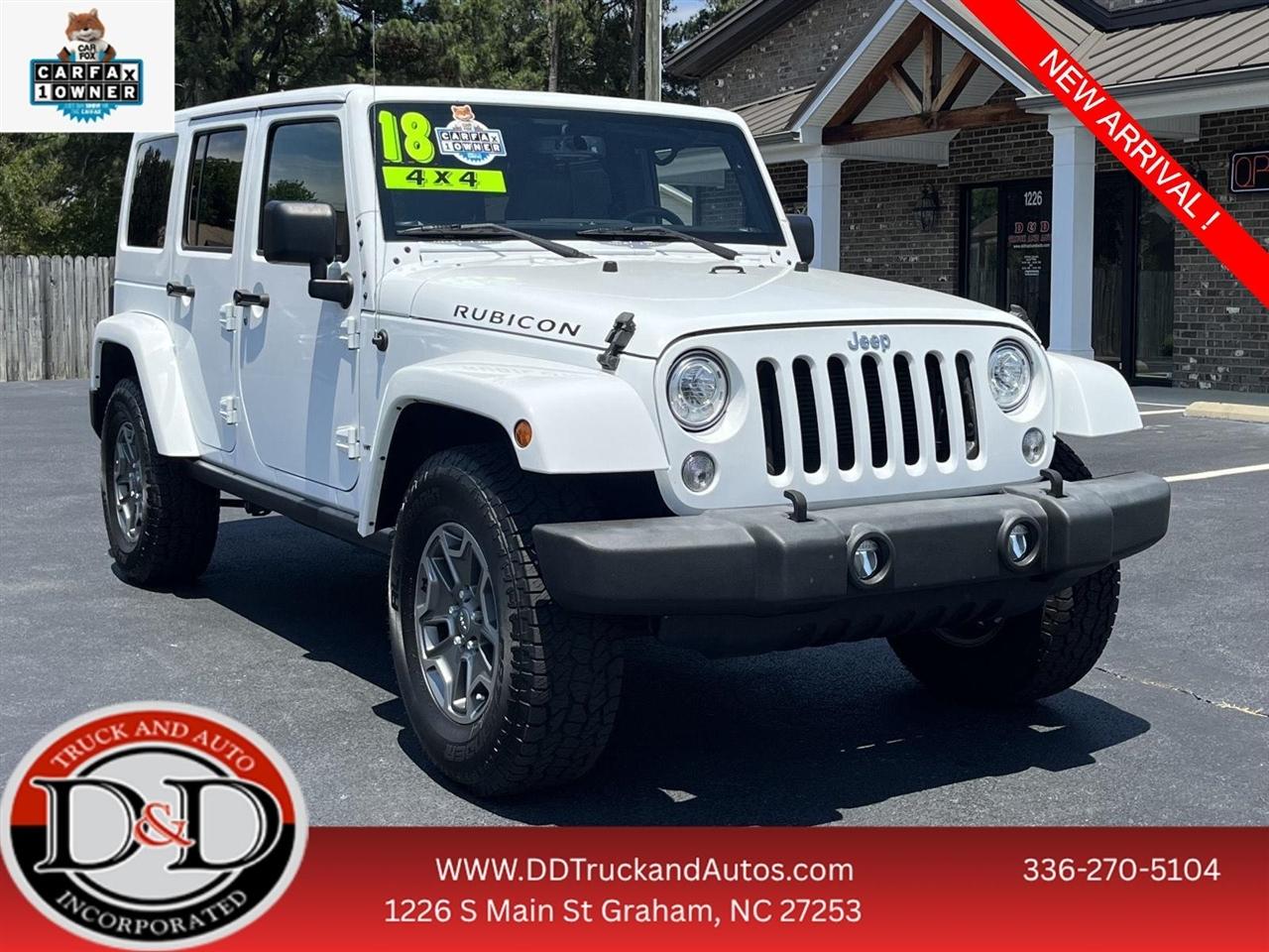 2018 Jeep Wrangler JK Unlimited Rubicon 4WD