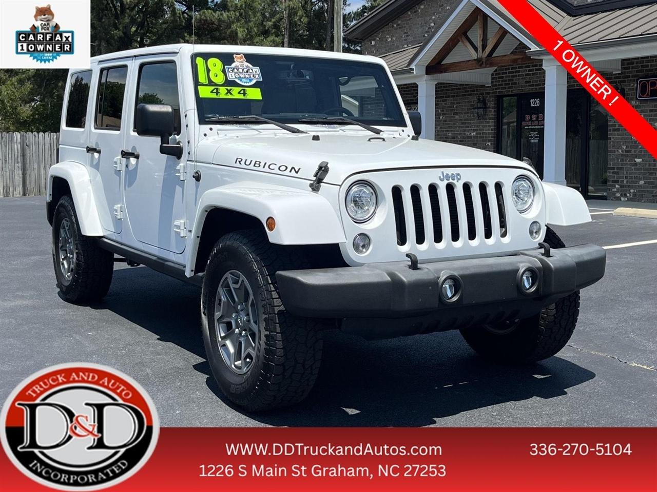 Jeep Wrangler JK Unlimited Rubicon 4WD 2018