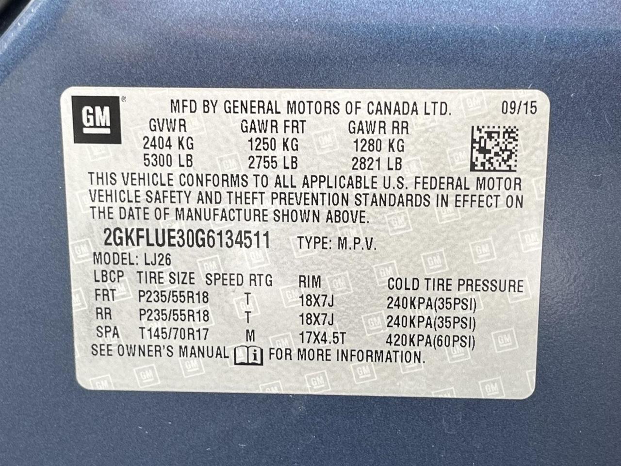 GMC Terrain SLT AWD 2016