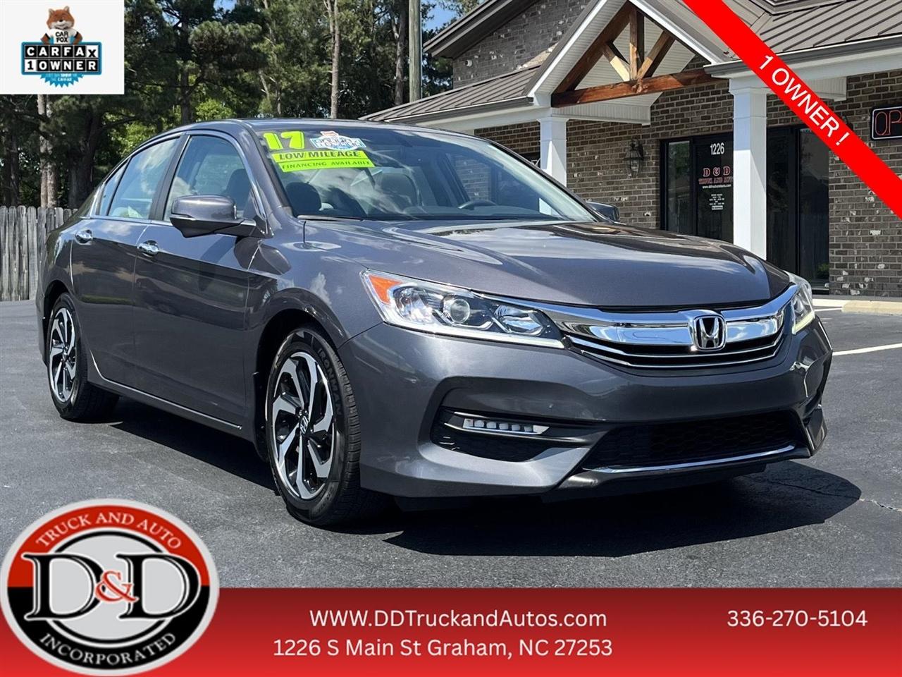 Honda Accord EX-L Sedan CVT 2017