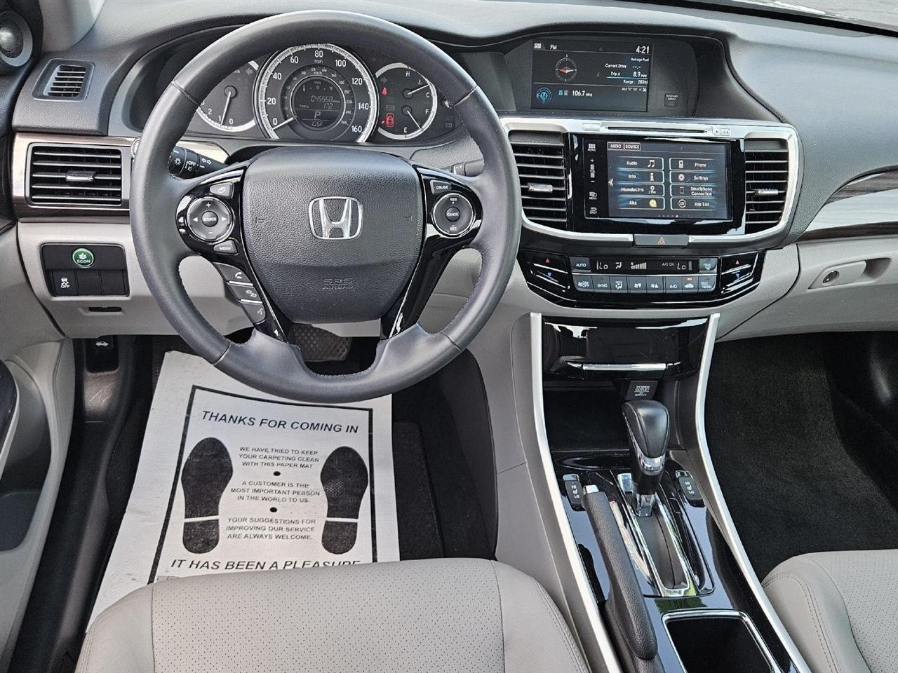 Honda Accord EX-L Sedan CVT 2017