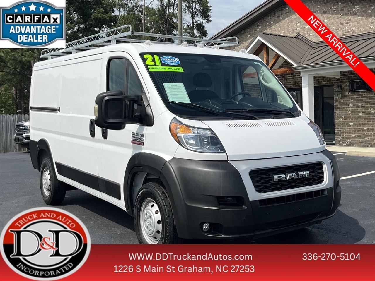 RAM Promaster 2500 Low Roof 2021