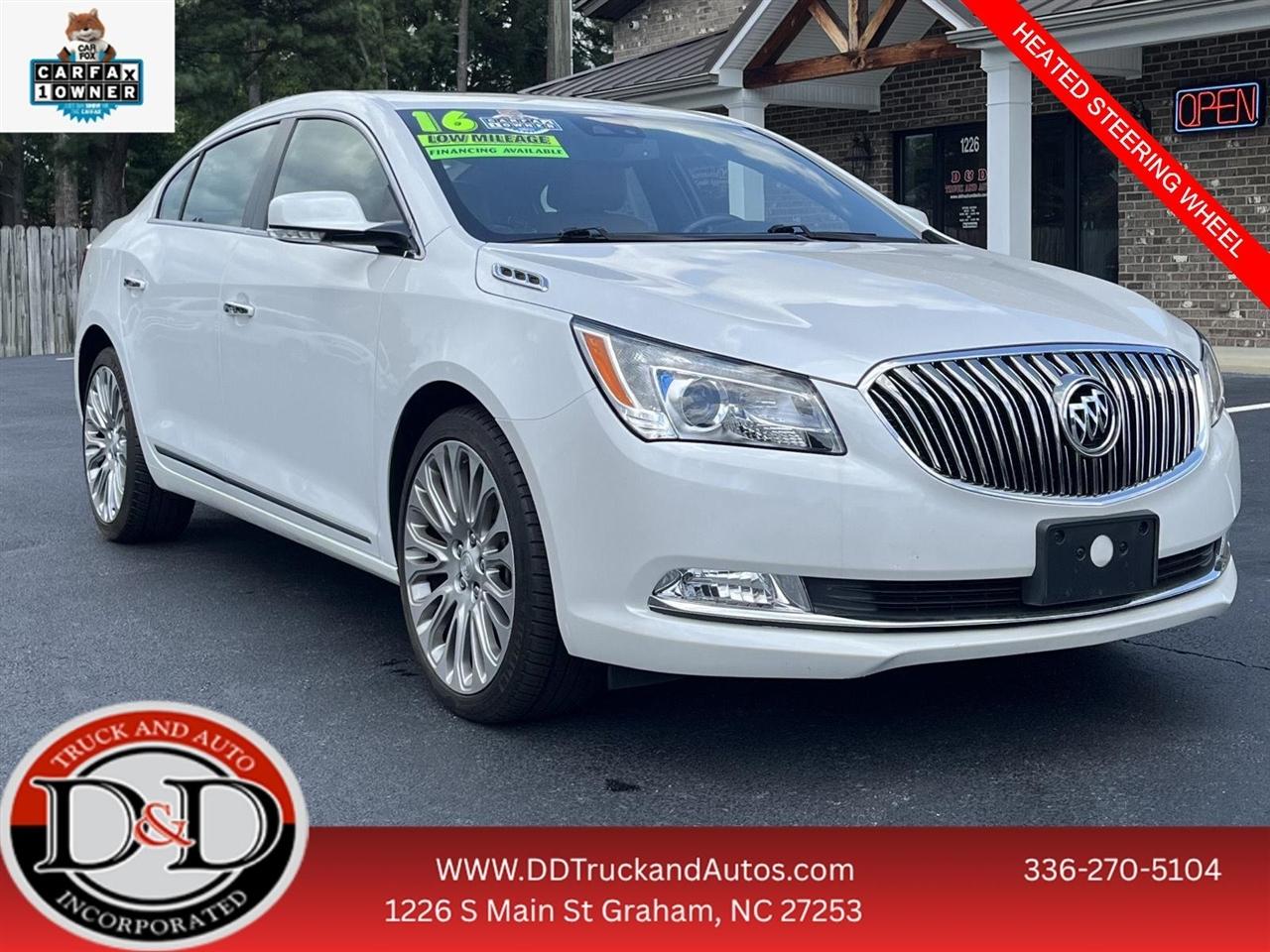 2016 Buick LaCrosse Premium Package 1, w/Leather AWD