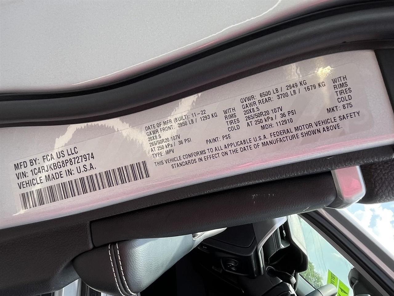 Jeep Grand Cherokee L Limited 4WD 2023