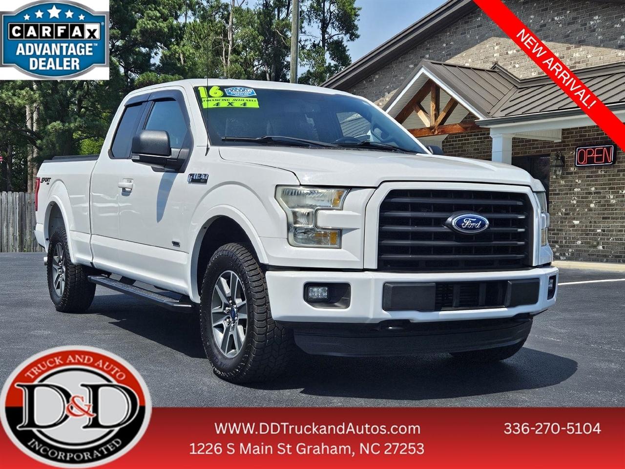 2016 Ford F-150 XLT SuperCab 6.5-ft. Bed 4WD
