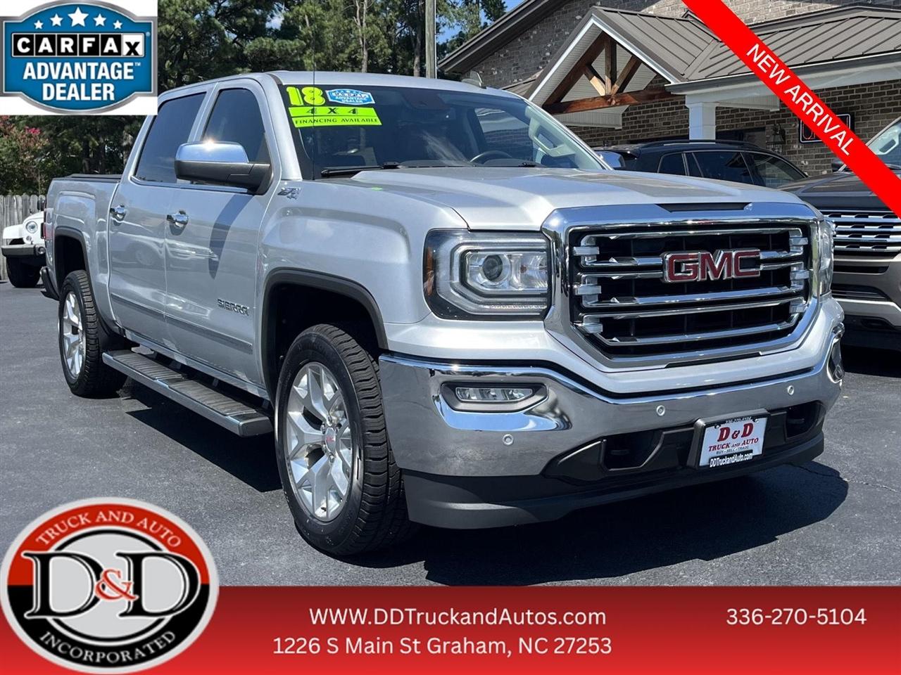 2018 GMC Sierra 1500 SLT Crew Cab 4WD