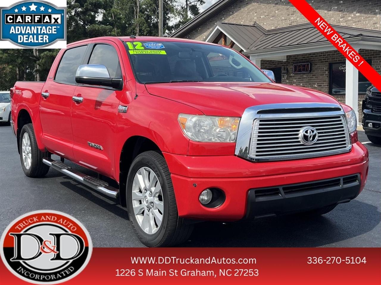 Toyota Tundra Limited 5.7L CrewMax 2WD 2012