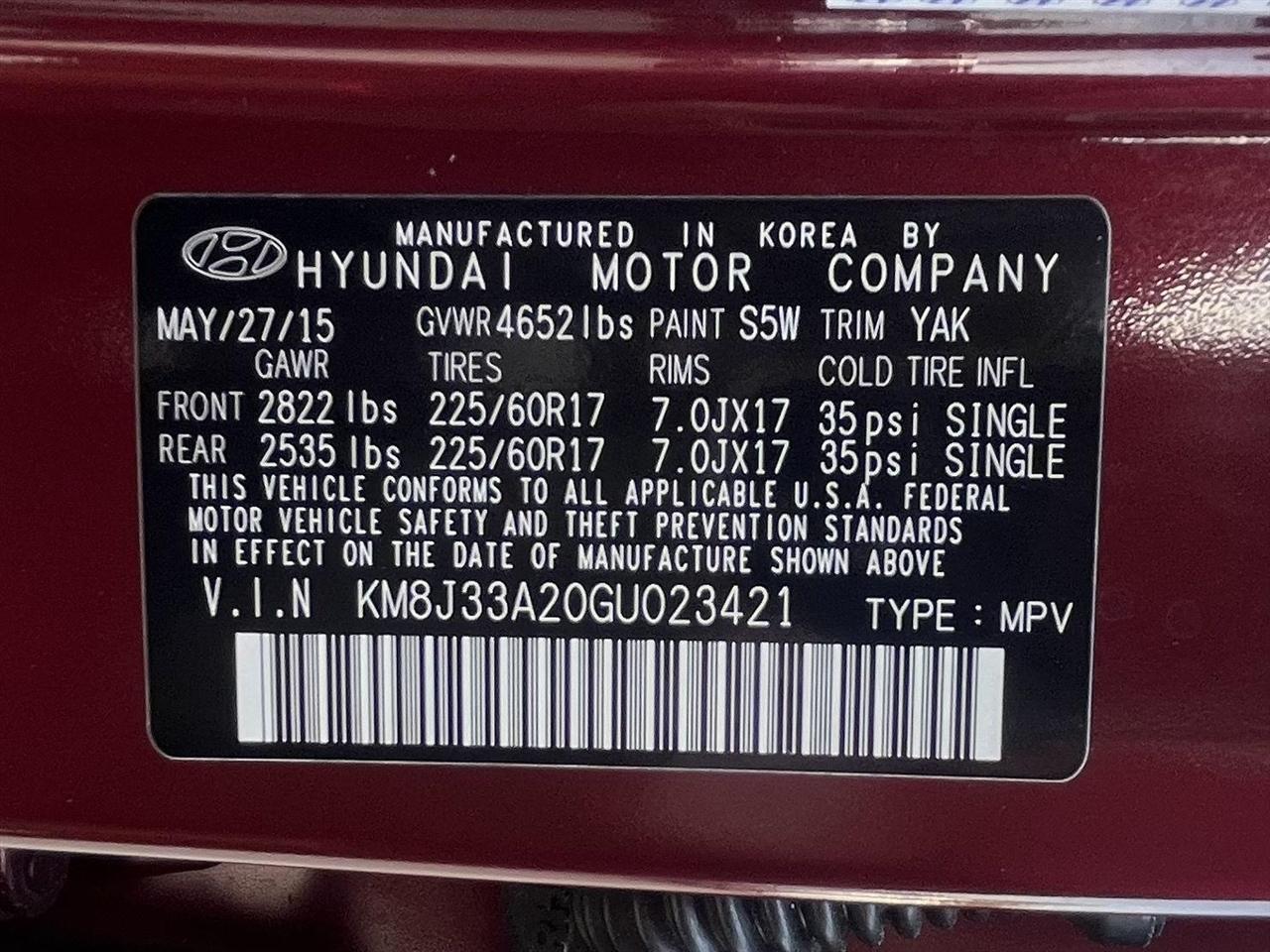 Hyundai Tucson Eco 2016