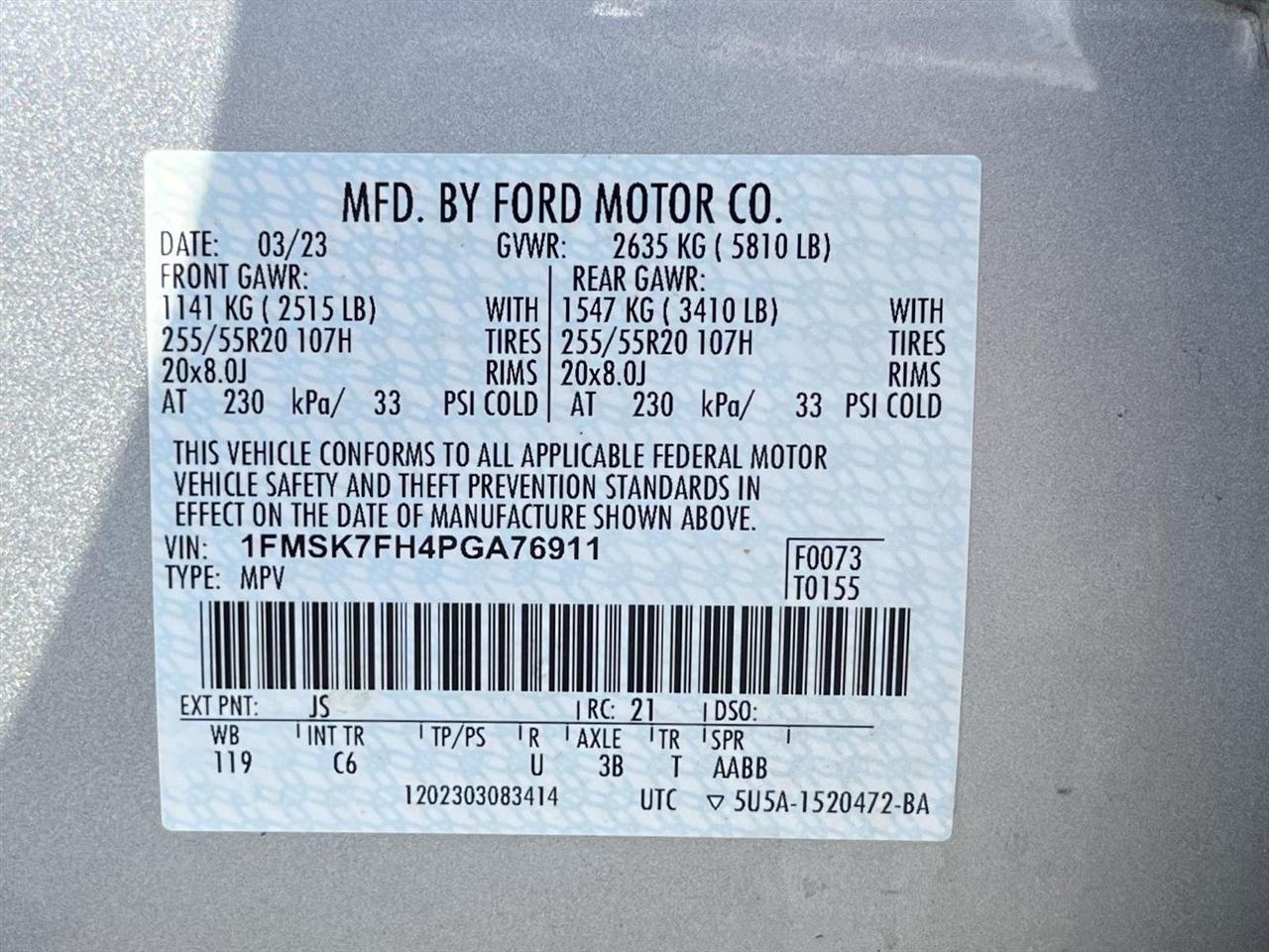 Ford Explorer Limited 2023